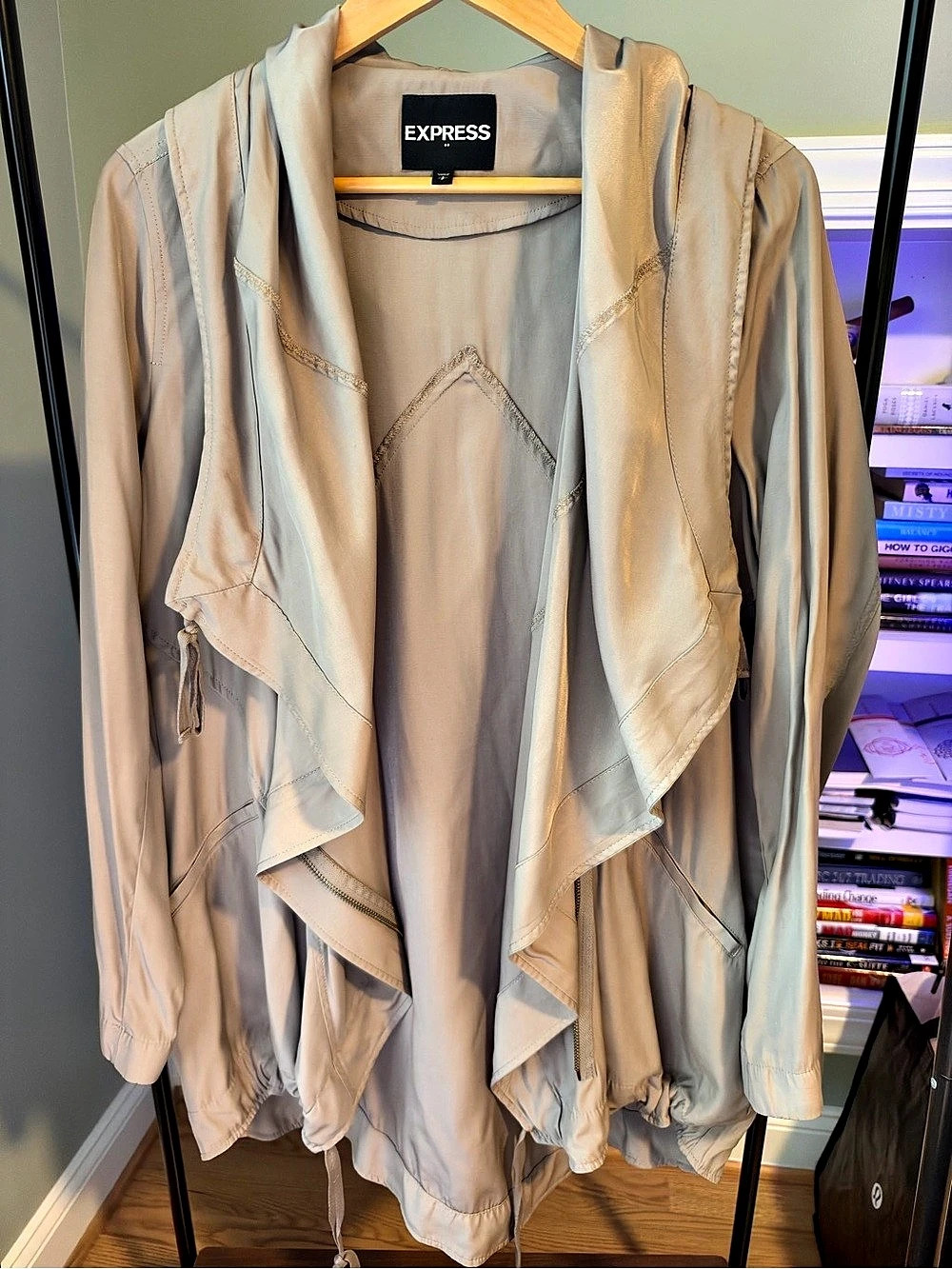 EXPRESS- Anorak Military Tan Utility Jacket